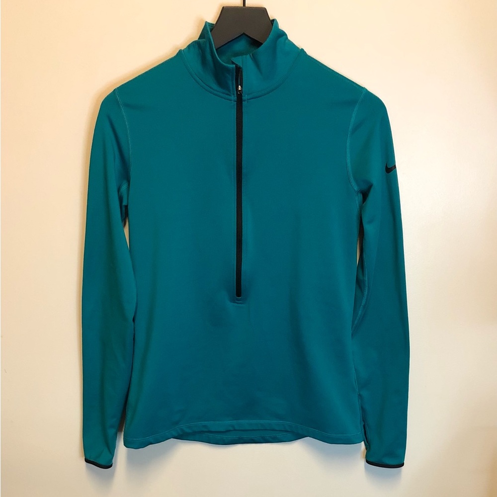 NWOT Nike Pro Half Zip Fleece Lined Pullover